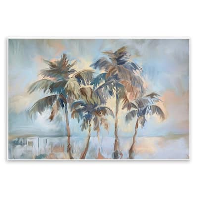 Stupell Cool Palm Trees Sunrise Wall Plaque Art Design By Ramona Murdock