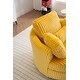 preview thumbnail 6 of 61, Oversized 360 Degreed Swivel Accent Chair Modern Soft Plush Corduroy Round Barrel Chair for Living Room Bedroom with Pillows