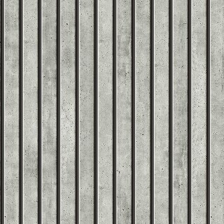 Transform Concrete Slats Grey Peel & Stick Wallpaper
