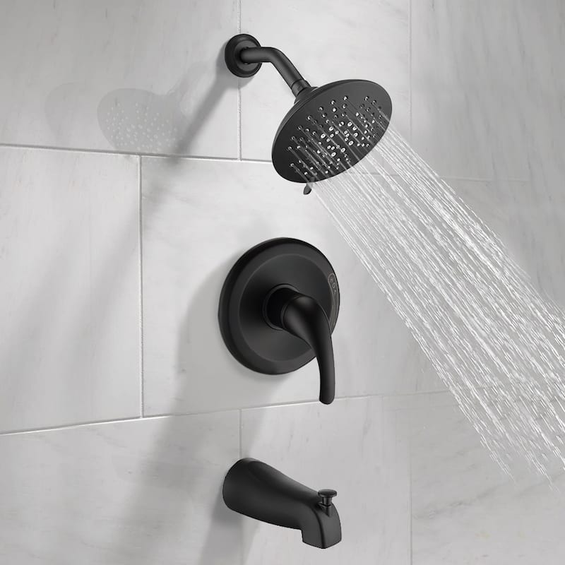 PROOX Shower Faucet Set with Tub Spout Shower Tub Kit(Valve Included)