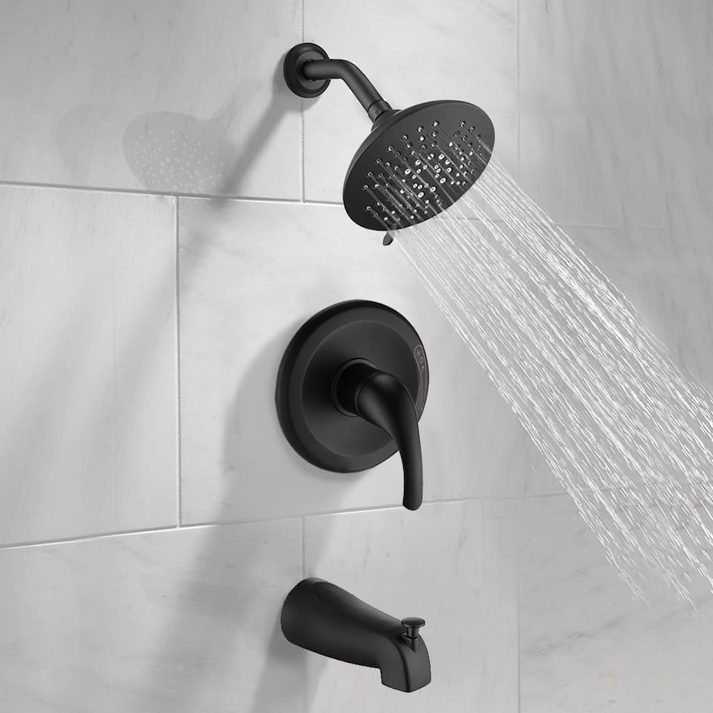 PROOX Shower Faucet Set with Tub Spout Shower Tub Kit(Valve Included)
