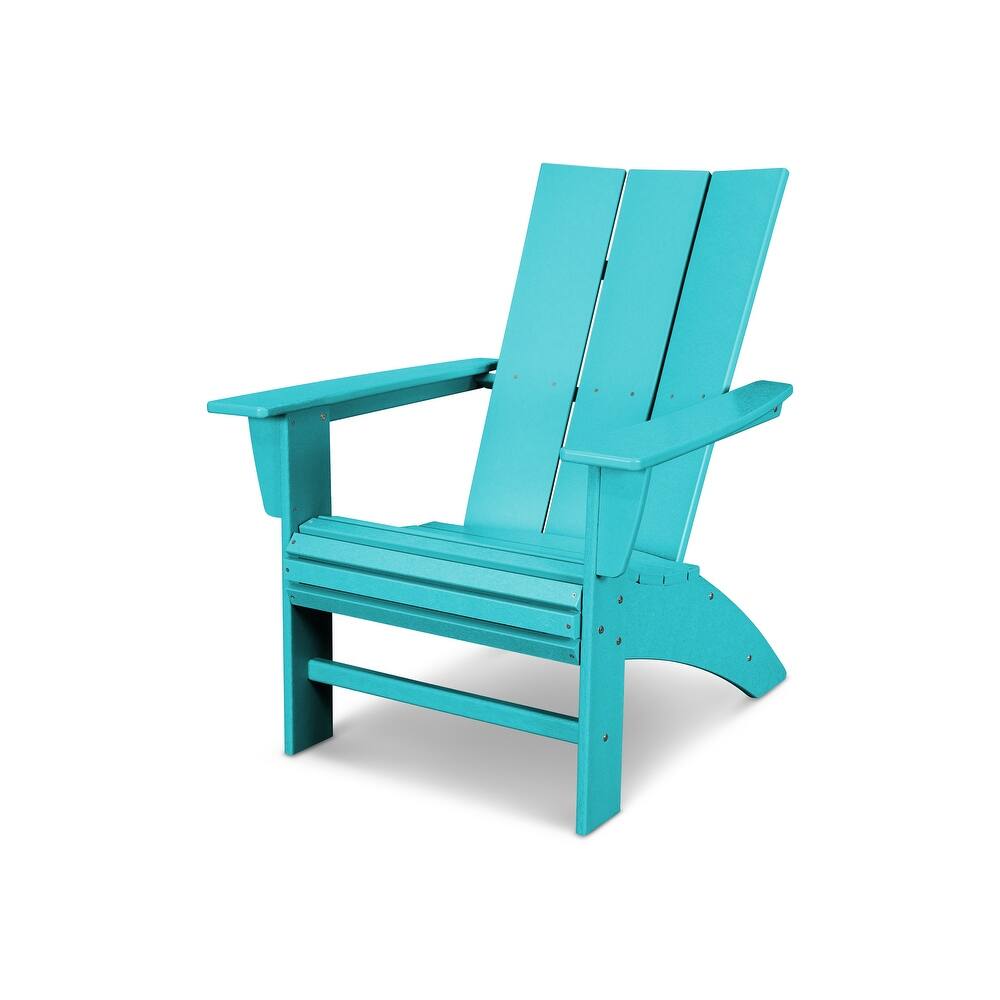 POLYWOOD Modern Curveback Adirondack Chair