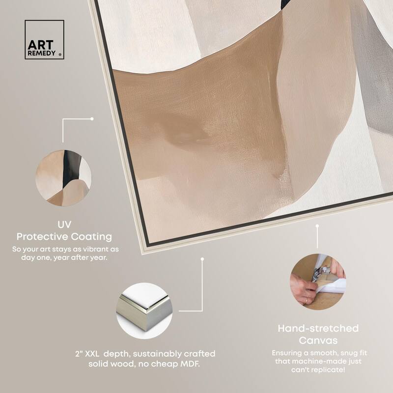 Curvilinear Composition I Canvas by Art Remedy