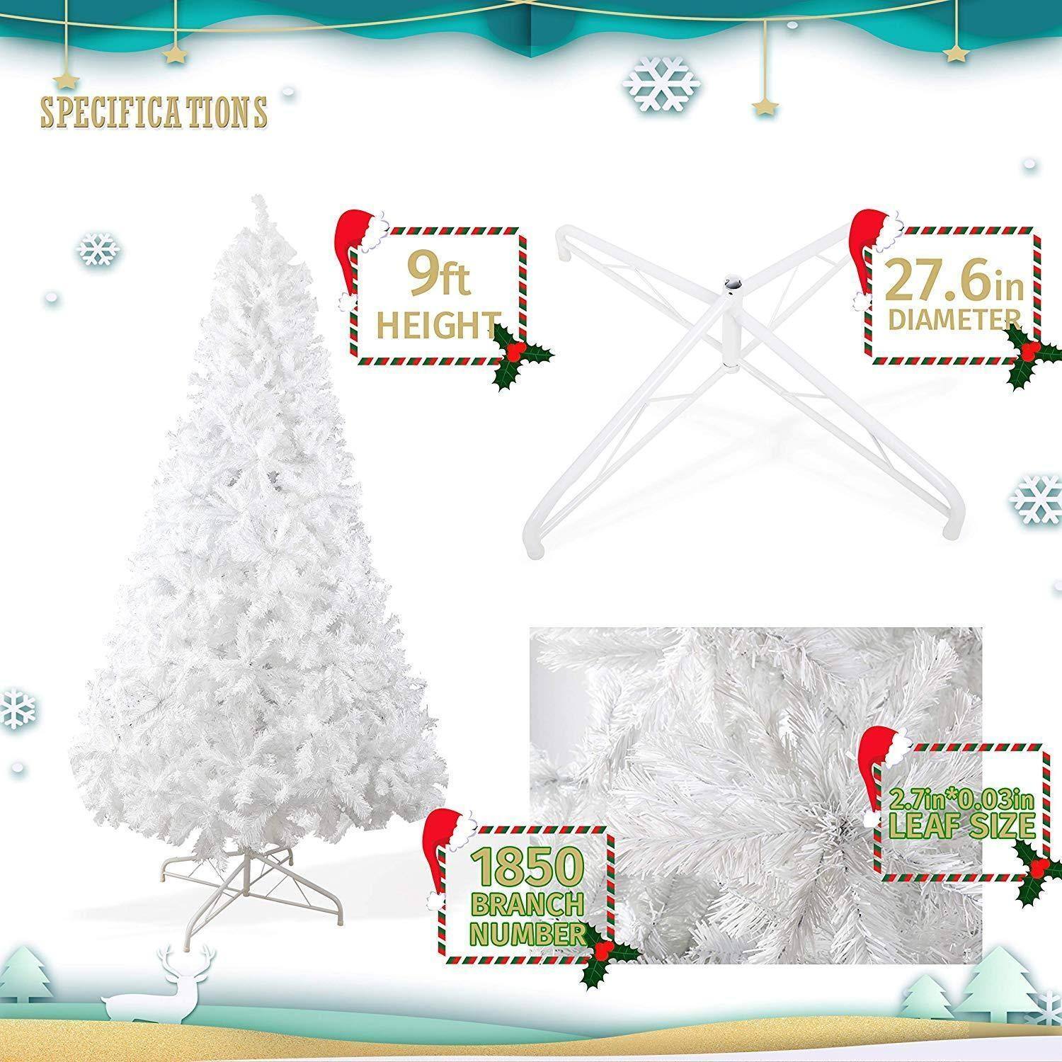 9FT Premium Spruce Artificial Christmas Tree with Metal Stand Bed Bath & Beyond 36875552