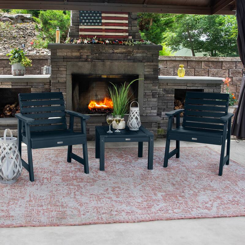 HIGHWOOD Weatherly Garden Chairs Conversation Set