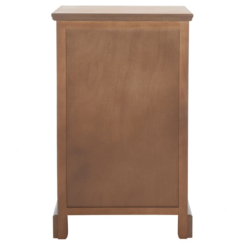 SAFAVIEH Clemie Grey Storage Side Table - 17.7" x 13.8" x 29.9" - 18Wx14Dx30H