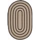 preview thumbnail 47 of 57, SAFAVIEH Handmade Braided Levina Country Rug 5' x 8' Oval - Ivory/Dark Brown - Oval