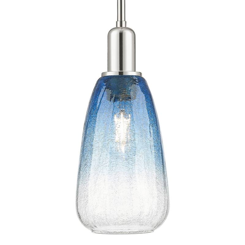 Innovations Lighting 716-1S-G480-6SB Brookhaven Almond 6" Wide Mini - Polished Nickel