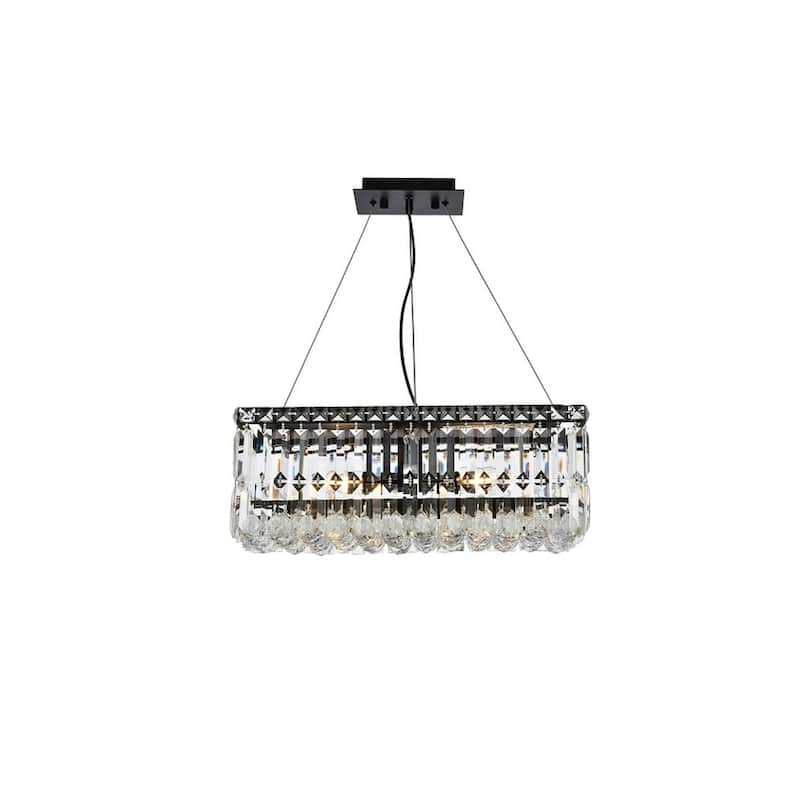 Maxine 20 Inch Chandelier - 20 Inch - Black
