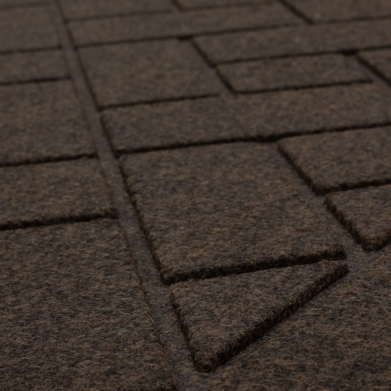 Mohawk Home Diagonal Pavers Arched 3' X 5' Door Mat