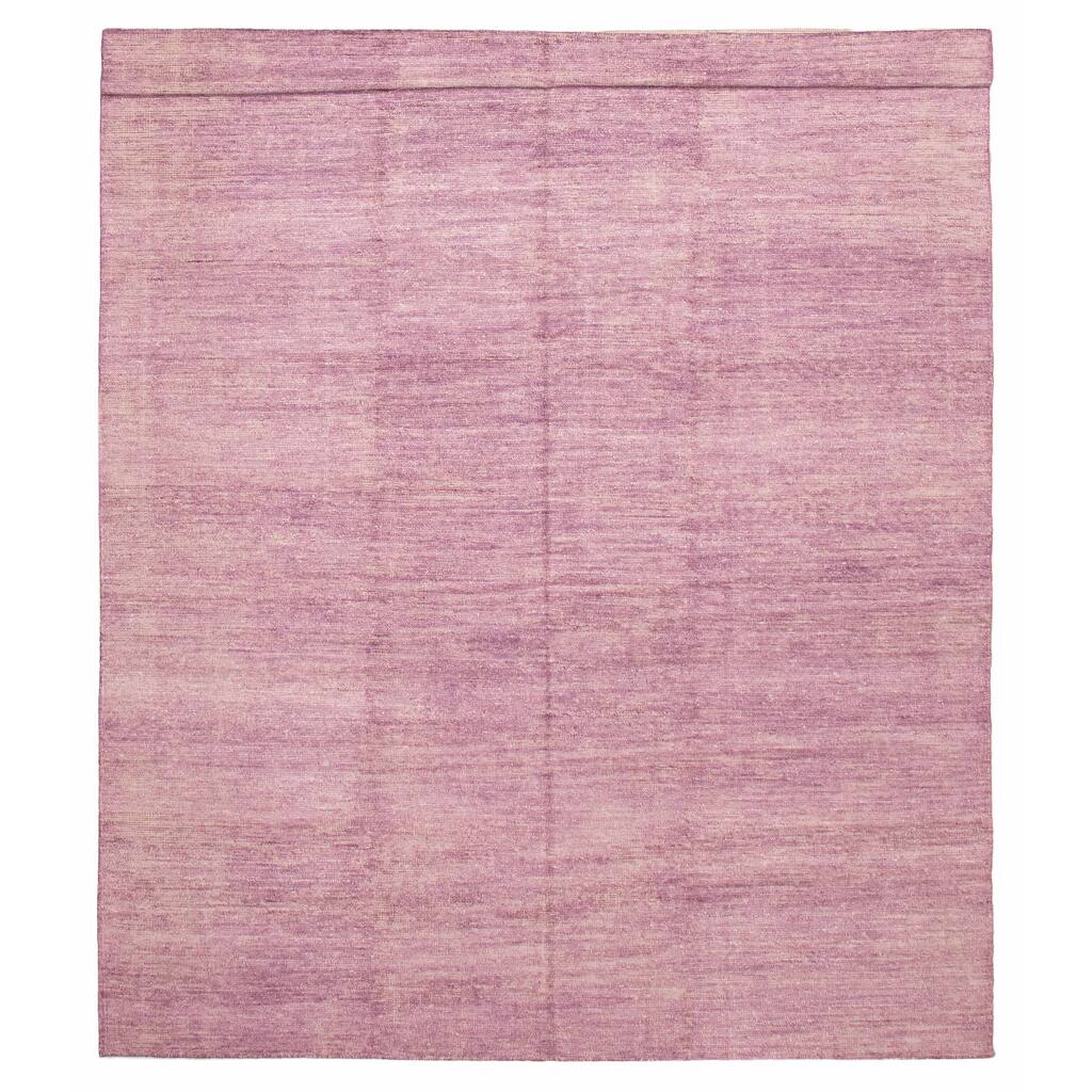 ECARPETGALLERY Hand-knotted Loreto Violet Silk Rug - 10'0 x 12'8