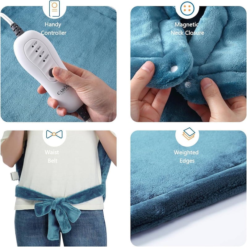 33x22 inch Heating Pad for Neck and Shoulders with Auto Shut Off
