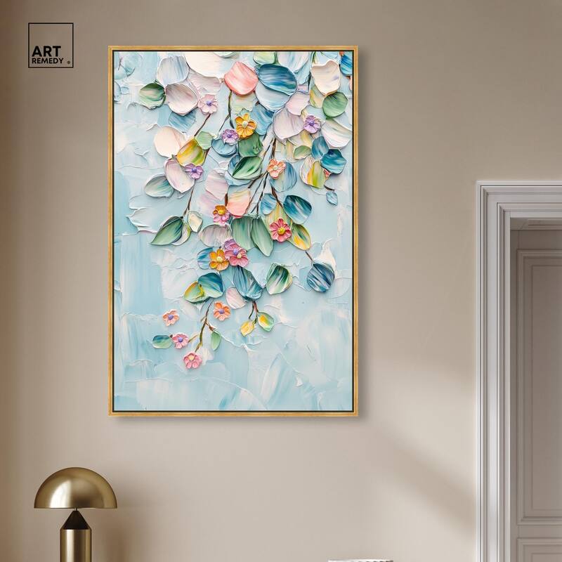 Textured Tendrils II Canvas by Art Remedy