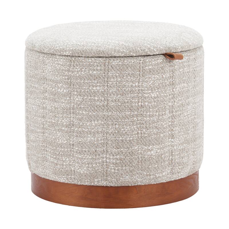 Fije Storage Ottoman Gray - Gray