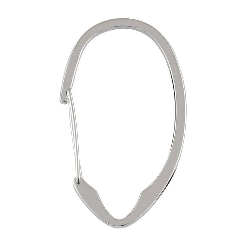 Utopia Alley Rustproof Zinc Shower Curtain Rings for Bathroom, Set of 12