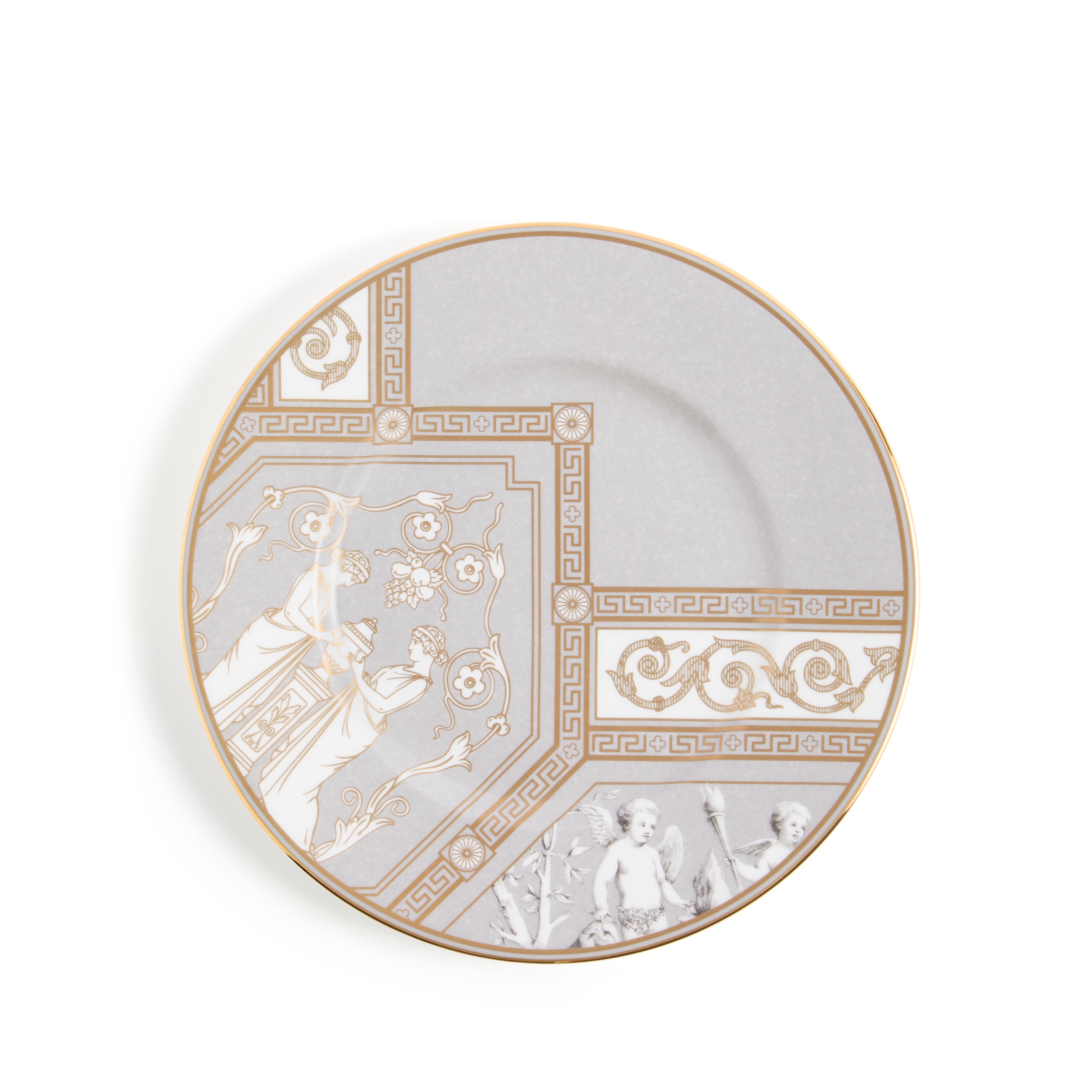 Wedgwood Renaissance Grey Plate 8.9in - 8.9 in