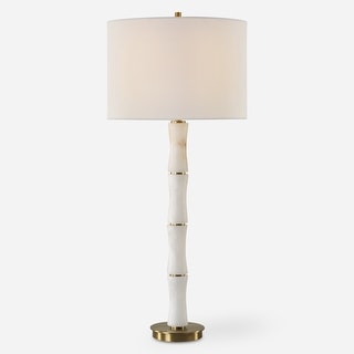 Uttermost Unify Alabaster Table Lamp - 32.25'' H X 14'' W X 14'' D