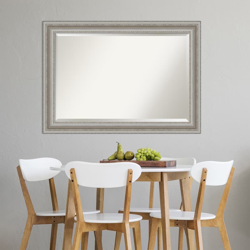 Beveled Wall Mirror - Parlor Black Frame