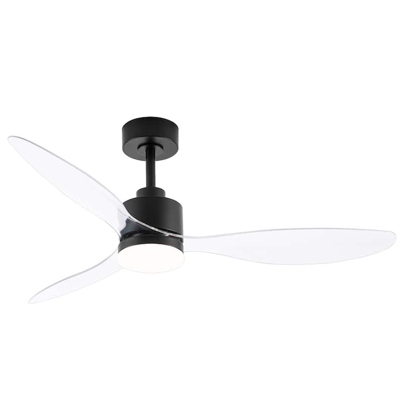 52 Inch LED Ceiling Fan with Lights Remote(3-Blade)