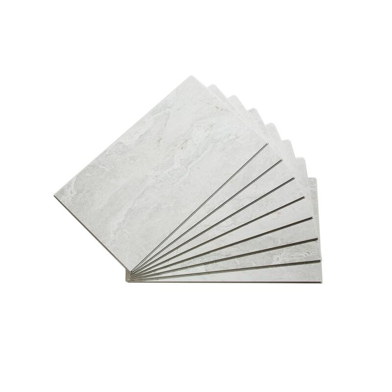 Palisade Vinyl Wall Tile - Polar Frost - 8 Pack