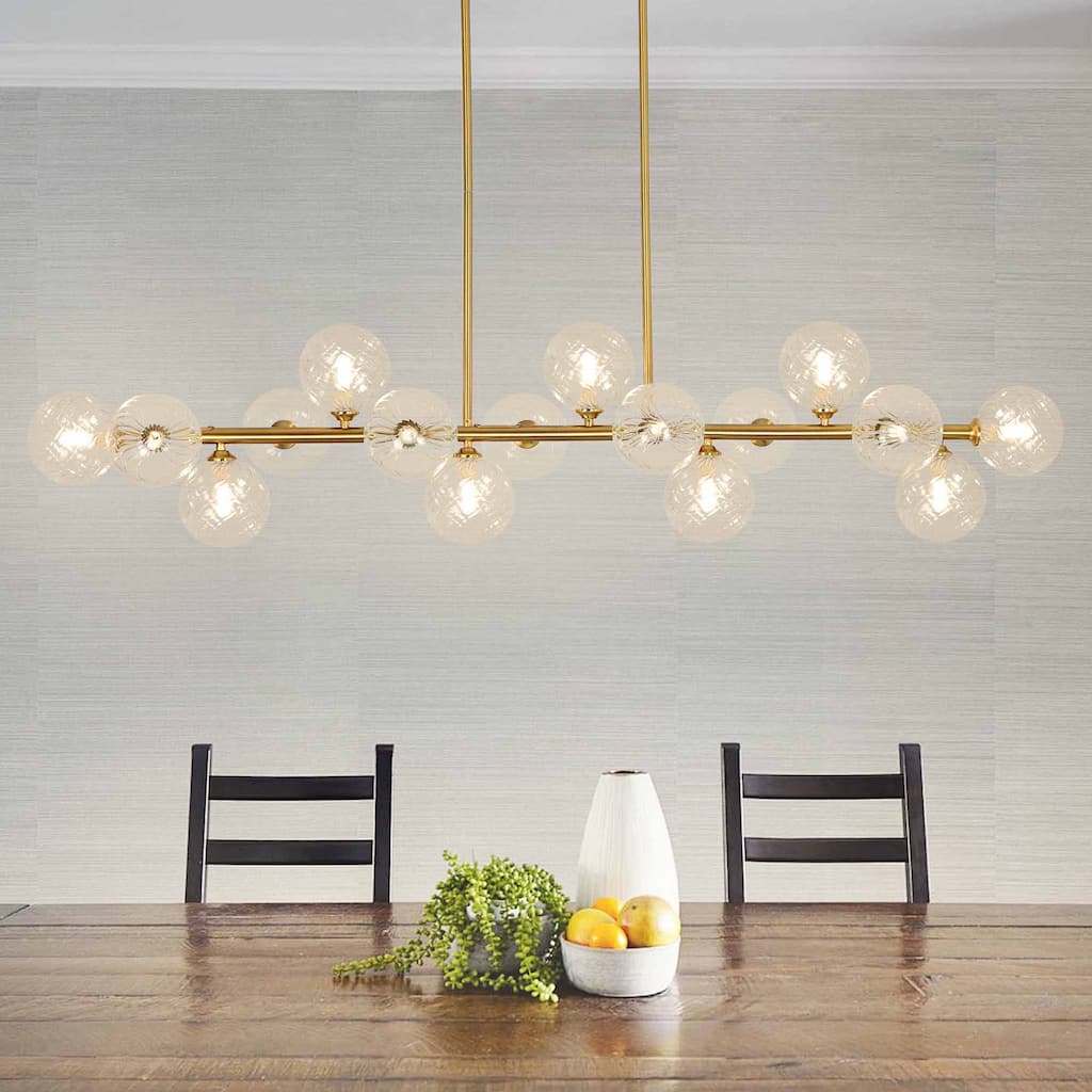 Sputnik Chandeliers Globe Chandelier Kitchen Island Lighting Chandeliers For Dining Room - 16-Light