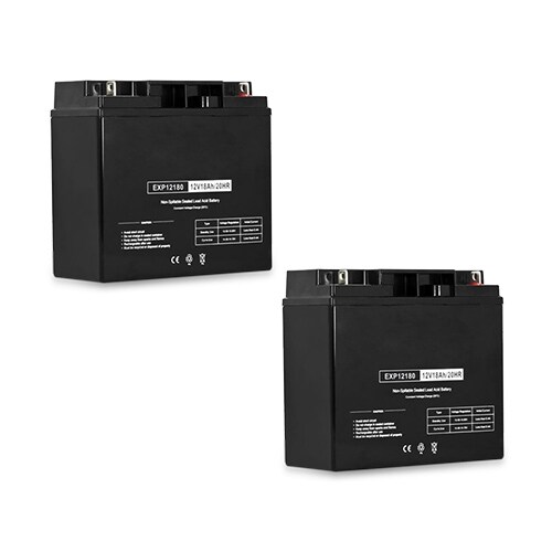Replacement AGM SLA Battery 12V-18Ah 2-Pack Replacement AGM SLA Battery