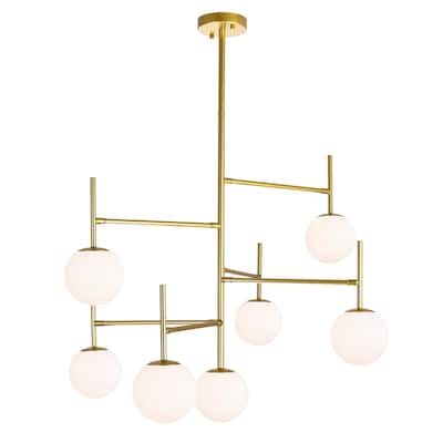 Tourch 7 Light Chandelier With Medallion Gold Finish - Medallion Gold