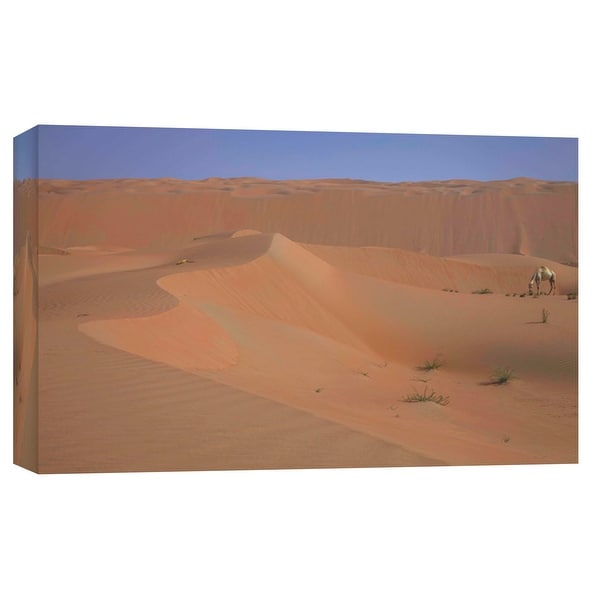 PTM Images 9-102127 PTM Canvas Collection 8" x 10" - "Treasured Heat" Giclee Camels Art Print on Canvas