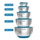 preview thumbnail 10 of 19, Viking 10pc Stainless Steel Mixing Bowl Set