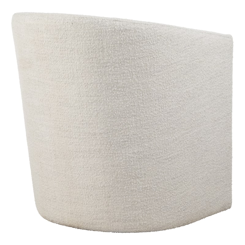 Solid Barrel Back Dining Chair - 30.75" - White
