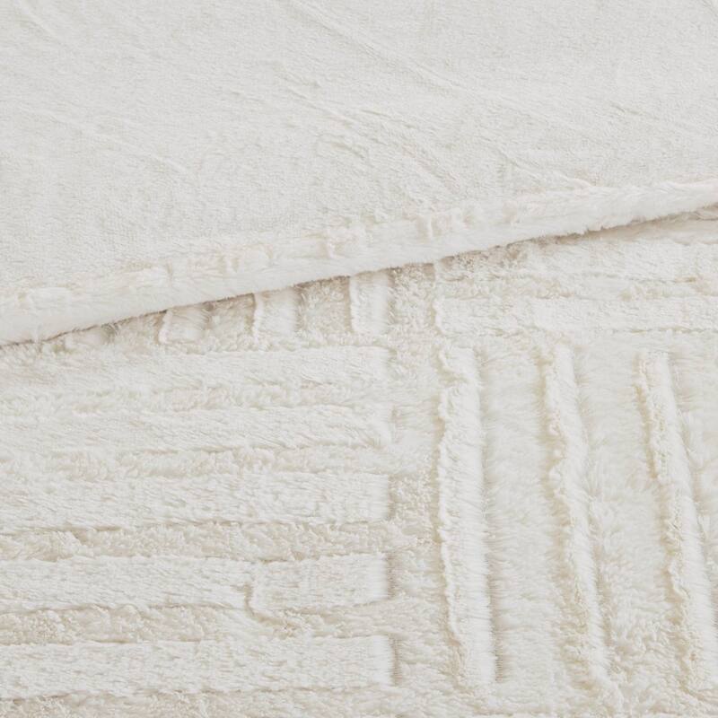 GDF Studio - Arctic Fake Fur Down Alternative Comforter Mini Set