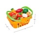 preview thumbnail 2 of 10, 46-Piece Play Food Set by Hey Play - Multicolor
