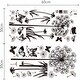preview thumbnail 16 of 15, Walplus Red Pink Dandelion Flower Wall Sticker Nursery Decor Decal