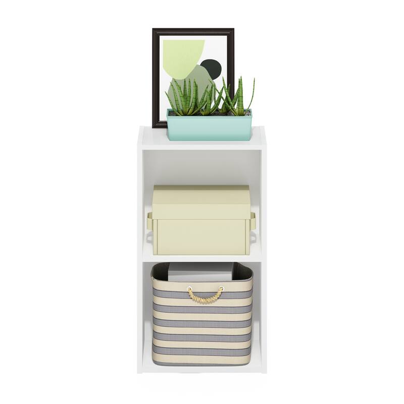 Furinno Pasir 2-Tier Open Shelf Bookcase