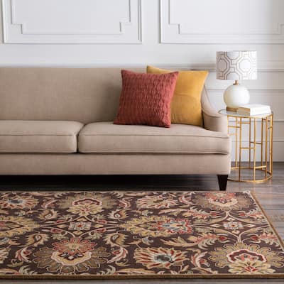 Handmade Tami Transitional Wool Area Rug