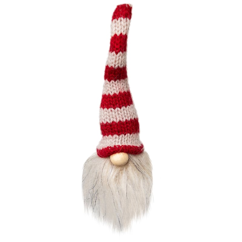 Mini Gnomes with Knitted Hat Christmas Decorations - 3.5" - Set of 3