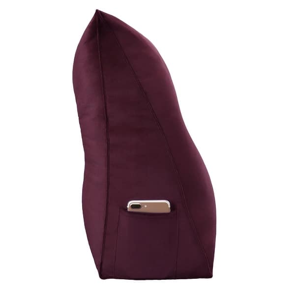 Wowmax Bed Rest Wedge Bolster Daybed Red Velvet Headboard Pillow On Sale Overstock 32012686 Its classic shape gets a stylish twist with the velvet finish. wowmax bed rest wedge bolster daybed