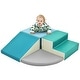 preview thumbnail 10 of 16, Soft Climb and Crawl Foam Playset 4 in 1 - N/A Green