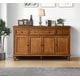 preview thumbnail 1 of 20, Ottfried Traditional 58'' Wide Sideboard with 3 Drawers and 4 Doors by HULALA HOME Acorn