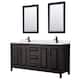 Option Dark Espresso / Giotto Quartz Top / Matte Black