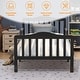 preview thumbnail 17 of 44, Costway Kids Toddler Wood Bed Bedroom Furniture w/ Guardrails - See Details