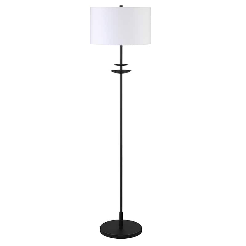 Avery 63" Tall Floor Lamp with Fabric Shade