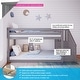 preview thumbnail 32 of 42, Max and Lily Twin over Twin Low Bunk Bed with Staircase