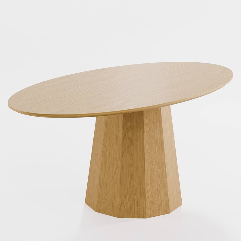Dovelina 67" 3 Color Options Oval Dining Table for 6 People - 67"x33.5"x31"