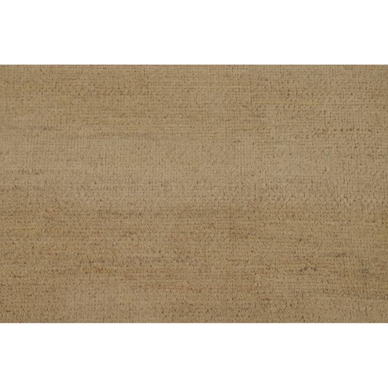 Gabbeh Modern Area Rug Hand-Knotted Wool Carpet - 6'2"x 9'8"