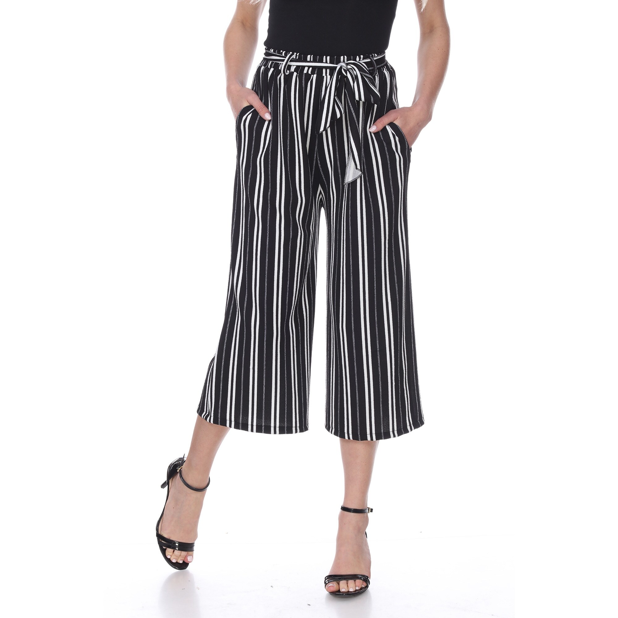 white gaucho pants