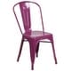 preview thumbnail 40 of 164, Metal Indoor/ Outdoor Stackable Bistro Chair (Set of 4)