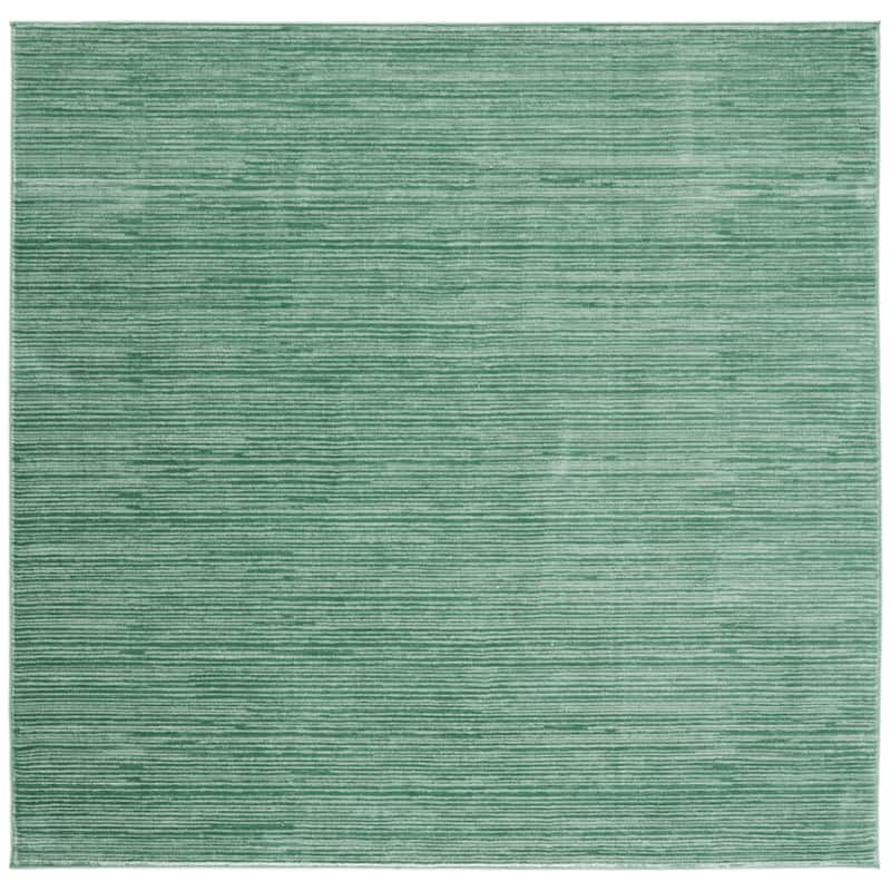 SAFAVIEH Vision Sunanda Modern Ombre Tonal Rug - 6'7" Square - Light Green