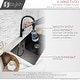 preview thumbnail 32 of 51, STYLISH Stainless Steel Single Handle Pull Down Sprayer Kitchen Faucet - Faucet Height: 16 3/4" | Spout Height: 7 1/2"