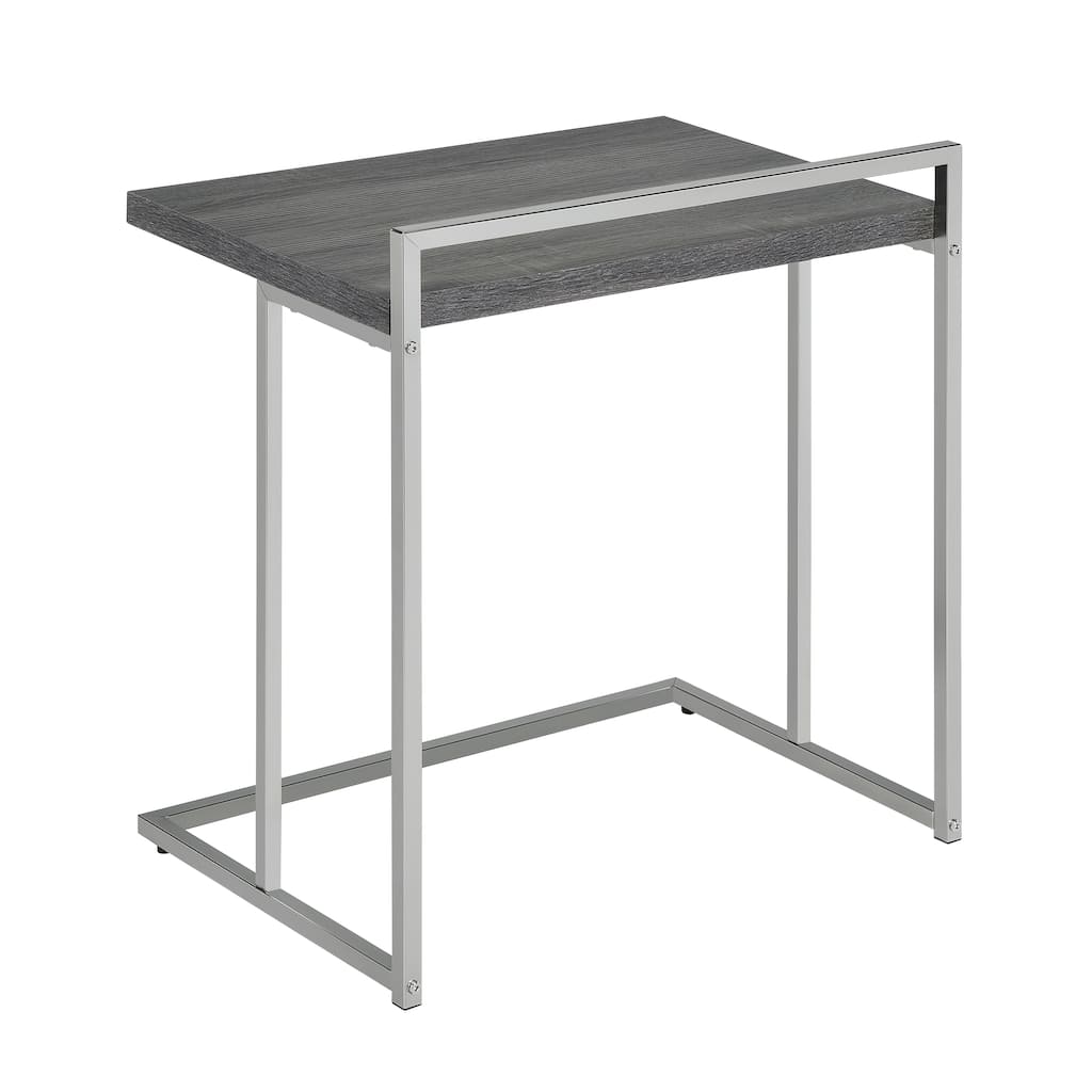 Bristol Rectangular Top Snack Table with Metal Legs